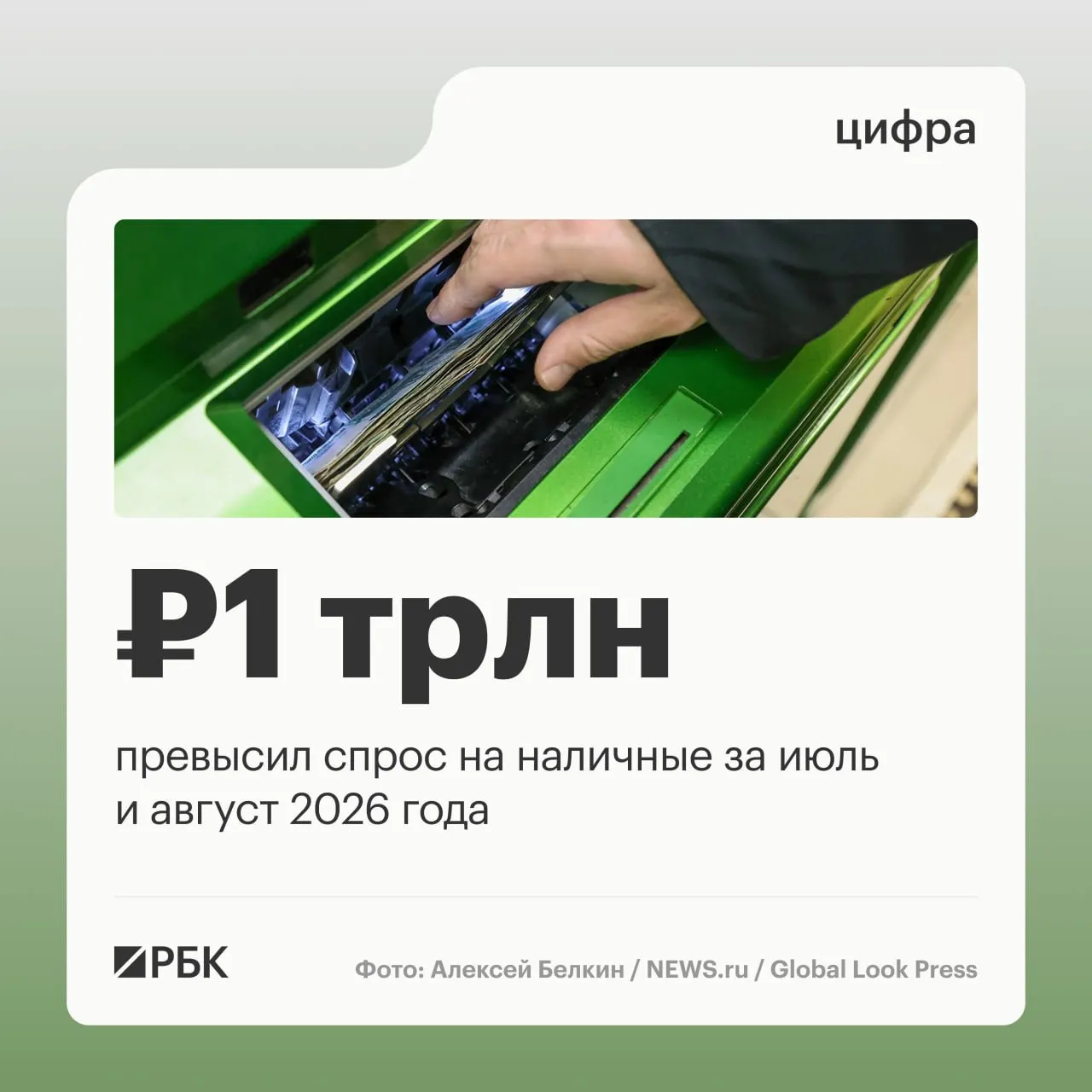 За год наличие наличных в обращении выросло примерно на 2,5 трлн рублей; пик за год зафиксирован в апреле на уровне 678,7 млрд рублей.