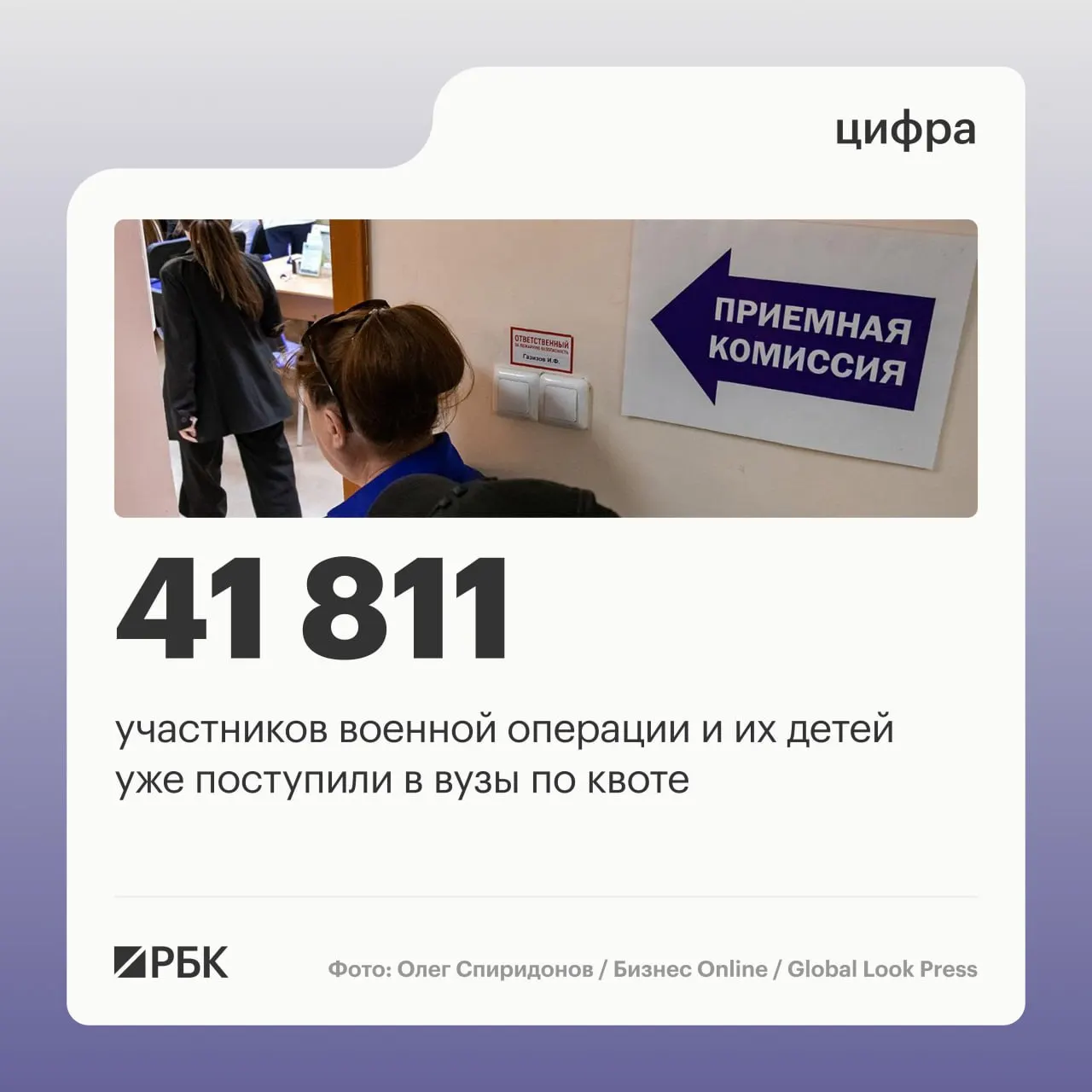 В 2026 году в вузы поступило 117 тысяч студентов и абитуриентов, из них более 41 тысячи — участники СВО и их дети. Квоты заполнены примерно на 73%, решение о платных местах примет осенью.
